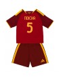AS Roma Evan Ndicka #5 Domácí dres pro děti 2026-27 Krátký Rukáv (+ trenýrky)